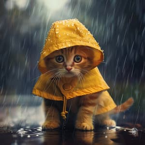 Serenidad De La Lluvia: Momentos Tranquilos Del Gato - Música Relajante para Gatos