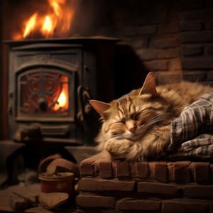 Melodías Junto Al Fuego: Bigotes Musicales Para Gatos - Ambiente natural