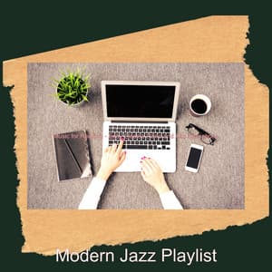 Music for Reading - Easy Electric Piano and Alto Saxophone - Modern Jazz Playlist