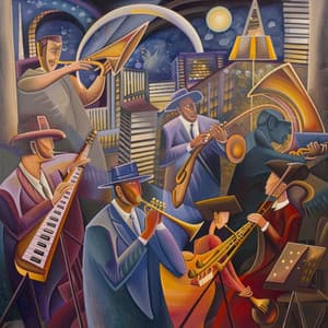 Viaje de Jazz en la Cima del Edificio con Ondas Lofi - Early Morning Jazz Playlist