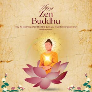 Happiness Within - Happy Zen Buddha