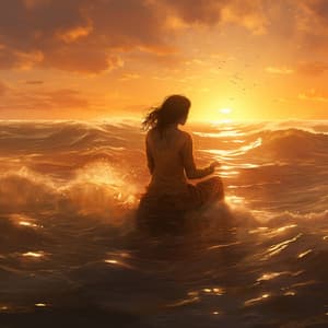 Paisajes Sonoros Musicales: Melodías Relajantes Del Océano - Rosas secas