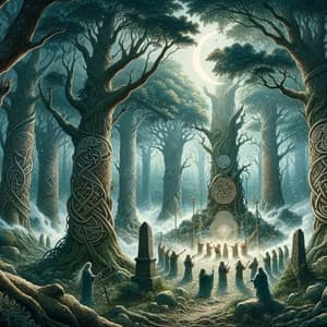 Ballades en forêt magique: Musique de harpe celtique - Musique apaisante de fond new age