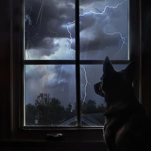 Paseos Del Trueno: Melodías Relajantes Para Perros - Olas de música para perros