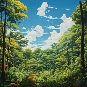 Nature's Tranquil Aura: Radiant Calmness - Nature Sounds Collabo