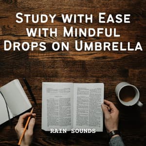 Rain Sounds: Study with Ease with Mindful Drops on Umbrella - Rainfall