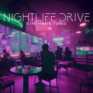 Nightlife Drive: Synthwave Tunes for a Futuristic High-Tech Drink Bar Atmosphere, Cocktail Hour - Drink Bar Chillout Music