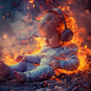 Fire's Cradle Song: Baby Sleep Music - Moonlight Baby Sleep Lullabies