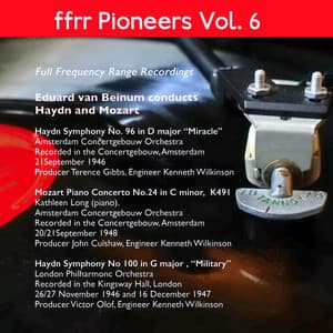 Ffrr Pioneers, Vol. 6: Eduard Van Beinum Conducts Haydn and Mozart - Eduard van Beinum