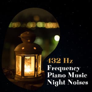 432 Hz Frequency Piano Music and Night Noises - Night Sounds Channel