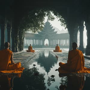 Calm Sanctuary - Meditation Music for Stress Relief - Calming Cradle