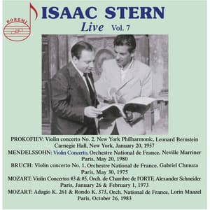 Isaac Stern Live, Vol. 7 - Isaac Stern