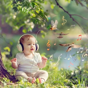 Binaural Baby’s Creek: Birds and Nature Melodies - 92 88 Hz - Sleepy Cat