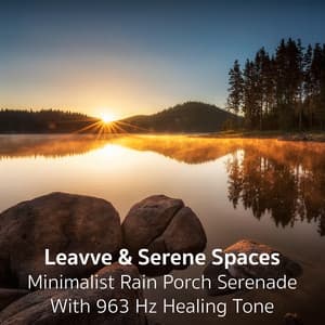 Minimalist Rain Porch Serenade With 963 Hz Healing Tone - Leavve