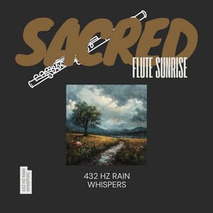432 Hz Rain Whispers: Flute Tunes for Mindfulness - Sacred Flute Sunrise