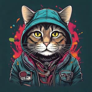 Hip Hop Beats for Cats' Slumber - Calm Nature Oasis