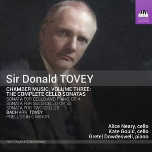 Tovey: Chamber Music, Vol. 3 - Donald Francis Tovey