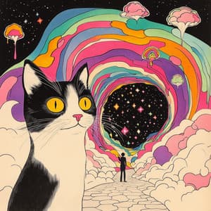 豪華な眠り: ブラウンノイズの中の猫 - Cat Music Hour