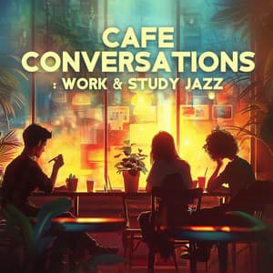 Cafe Conversations: Jazz Relaxing Tunes for Work & Study, Magnificence Uplifting Collection - Tommy Grey