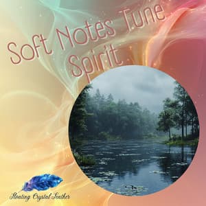 Soft Notes Tune Spirit - Floating Crystal Feather