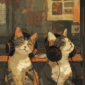 Cats Echo Lofi: Feline Soft Tones - Stereo Outdoor Sampling