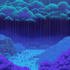 Lluvia de Revelación: El Preámbulo de la Naturaleza Halla un Nuevo Sendero - Llover fuerte