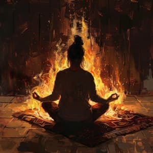 Armonía De La Meditación Junto Al Fuego: Acordes Pacíficos - Música para la meditación
