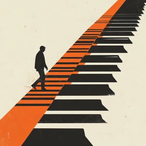 Fantaisie onirique: Plaisir du Piano sous le Parapluie Surréaliste - Triste piano musique oasis