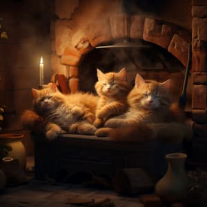 Sueños Para Siesta De Gatos: Canciones De Cuna Para Gatos Preciosos - Música para cenar bien