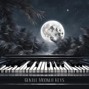 Gentle Moonlit Keys: Tranquil Jazz Moments - Piano Music Collection