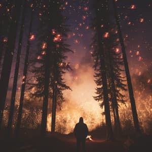 Llamas Rítmicas: Una Sinfonía Calmante De Fuego - Más Allá del Norte