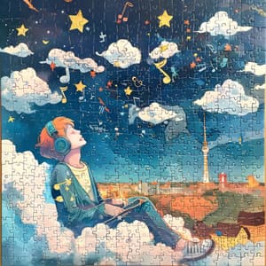 Träumende Tiefen: Abtauchen in den Verletzlichen Stunden des Lebenspuzzles - Weißen Rauschens