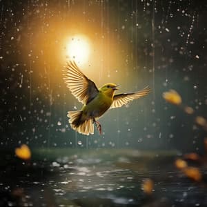 El Aguacero De La Naturaleza Se Encuentra Con El Gorjeo De Los Pájaros - Sintropía