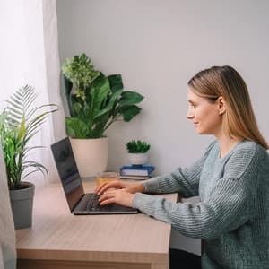 Trabaja Eficientemente: Música Suave Para Enfocarte - Estudio de ritmos binaurales puros