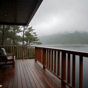 Ocean Sleep Music: Drizzling Dreams on the Deck - Pacific Soundscapes