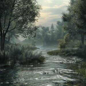 Calming River Tunes for Focused Work - Music for Focus and Work