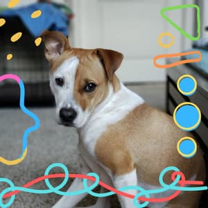 Bright Background for Walks with Dogs - Dogs at Home