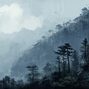 Mountainside Rainfall: Renewing Nature's Blessing - Organic Nature Sounds
