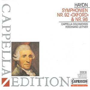 Haydn: Symphonies Nos. 92 & 98 - Joseph Haydn