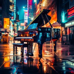 Jazz Piano Echoes: Sounds of the City - French Jazz Bar