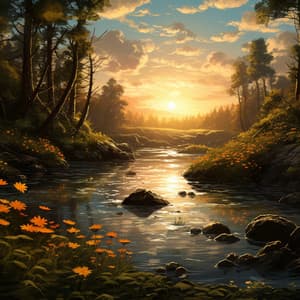 Música Para Aliviar El Estrés: Canciones De Cuna Para La Siesta Junto Al Lago - Ambiente