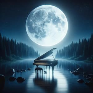 Night Deep Rest: Moonlit Piano - Piano Night Music Paradise