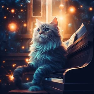 Cat Piano Vibes: Cozy Corner Harmonies - Cats Music Dreams