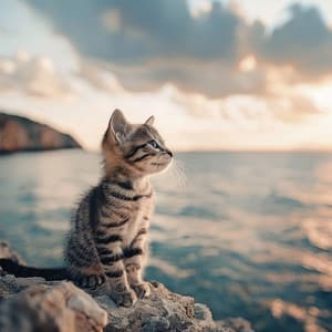 Ecos De Agua: Melodías Reconfortantes Para Gatos - Música tranquila para gatos
