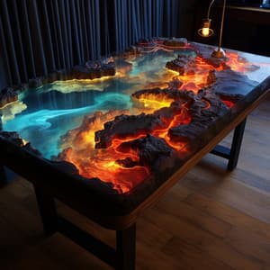 Work Fire Serenity: Tranquil Music in the Flames of Productivity - Deep Night Work