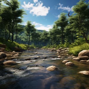 Soothing Spa Music with Water Streams for Massage - Positive mind Space