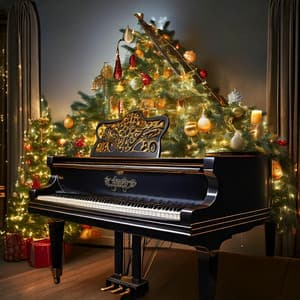 Frosty Christmas Piano - Christmas background music studio