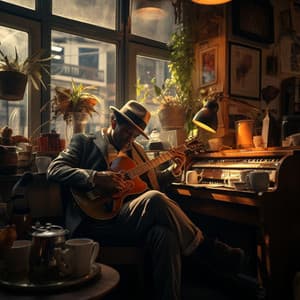 Ensoñación Jazz Urbana: Crónicas En El Salón De Café - Salón de jazz relajante