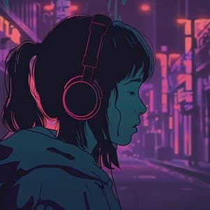 Lofi Pulse Drift: Evening Grooves - Night Lofi Music