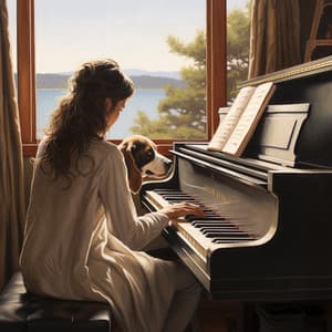 Susurros Encantados Caninos: Armonía De Piano Para Perros - Maestros de la música clásica del piano